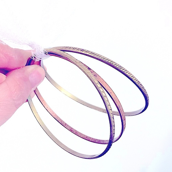 3pc Jewelry Set »So_Stylish_So_VTG Pretty BÖhÖ Bronzed Bohemian Bangle Bracelets - Picture 5 of 16